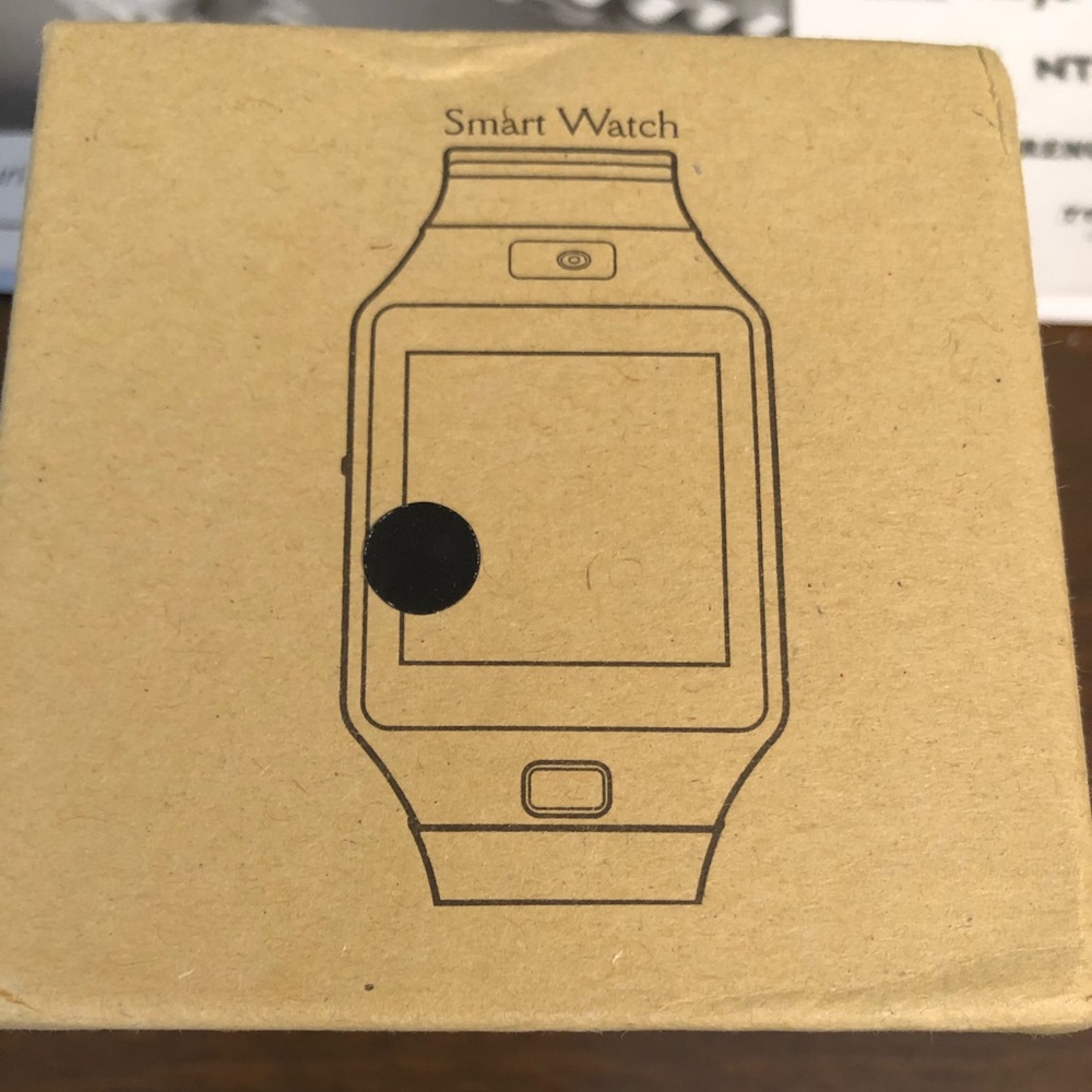 Smart watch, black.